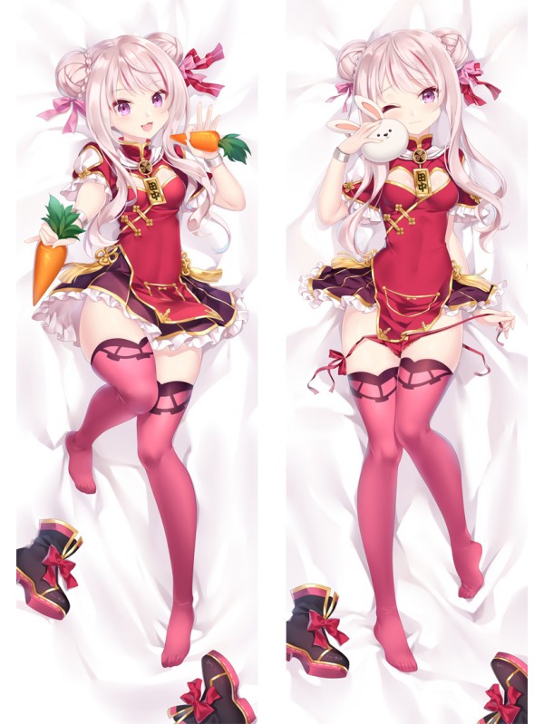 Virtual YouTuber TanakaHime Anime Dakimakura Japanese Love Body Pillow Cover