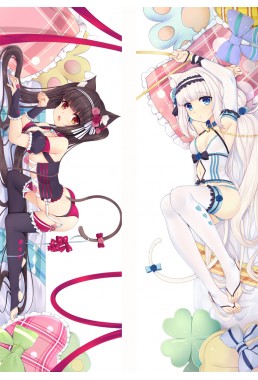 Nekopara Chocola & Vanilla Anime Dakimakura Japanese Love Body Pillow Cover