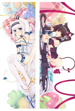 Nekopara Chocola & Vanilla Anime Dakimakura Japanese Love Body Pillow Cover