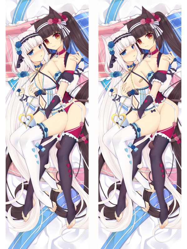 Nekopara Chocola & Vanilla Anime Dakimakura Japanese Love Body Pillow Cover