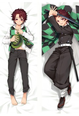 Kimetsu no Yaiba Kamado Tanjirou Anime Dakimakura Japanese Love Body Pillow Cover