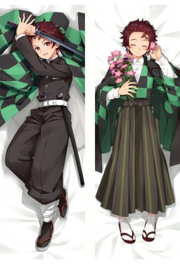 Kimetsu no Yaiba Kamado Tanjirou Anime Dakimakura Japanese Love Body Pillow Cover