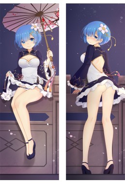 Re:Zero Starting Life In Another World Rem Cheongsam Hugs Body Waifu Japanese Anime Pillow Case Cover