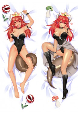 Super Mario Princess Bowsette Anime Dakimakura Japanese Hugging Body Pillow Case Cover