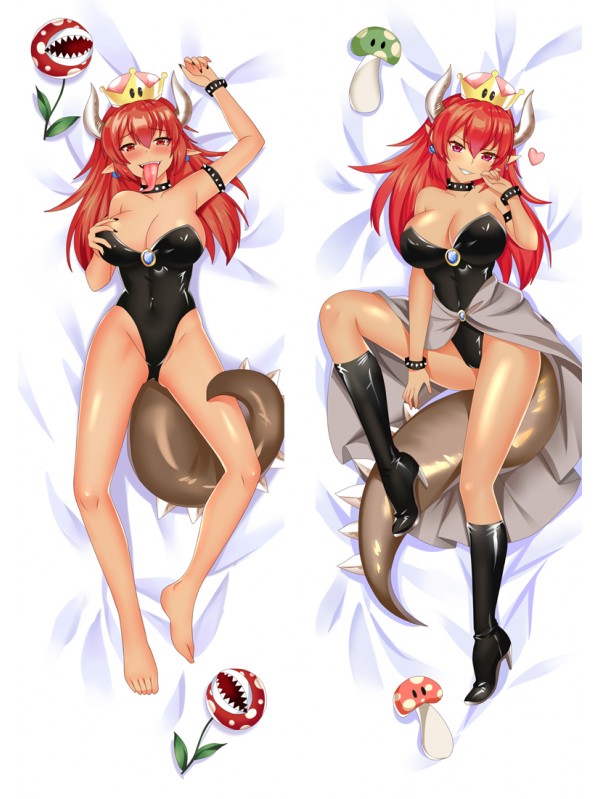 Super Mario Princess Bowsette Anime Dakimakura Japanese Hugging Body Pillow Case Cover