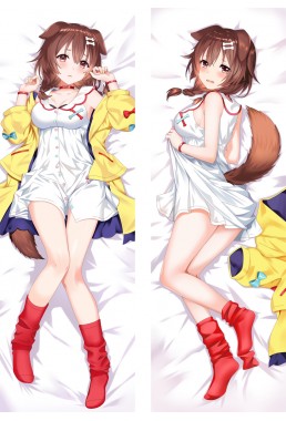 Inugami Korone Anime Dakimakura Japanese Hugging Body Pillow Case Cover