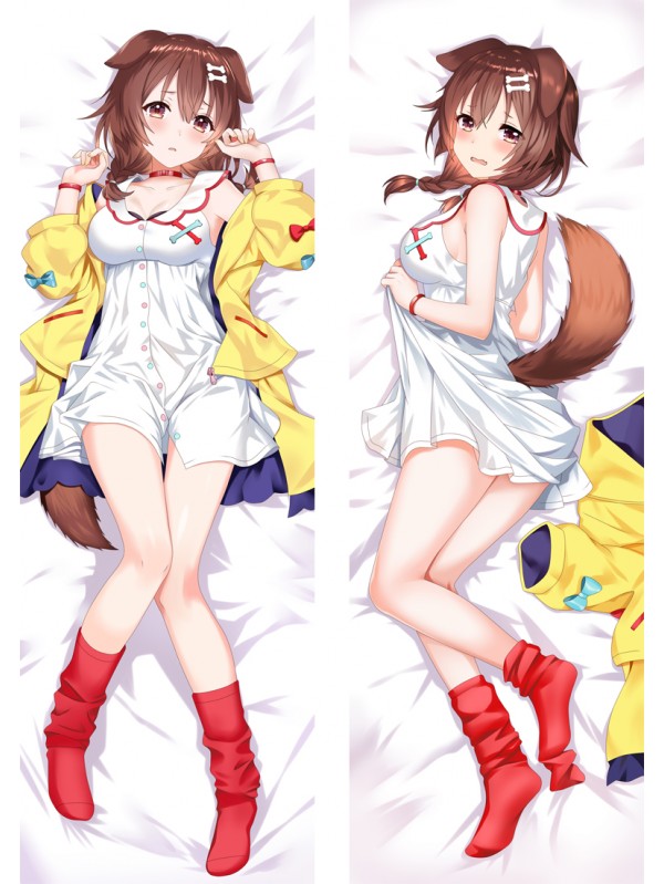 Inugami Korone Anime Dakimakura Japanese Hugging Body Pillow Case Cover