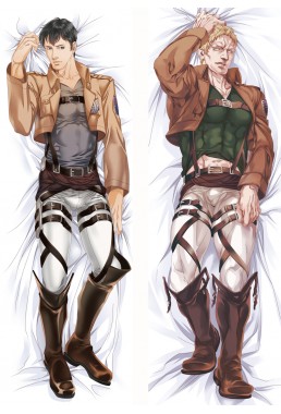 Attack on Titan Anime Dakimakura Japanese Love Body Pillow Cover