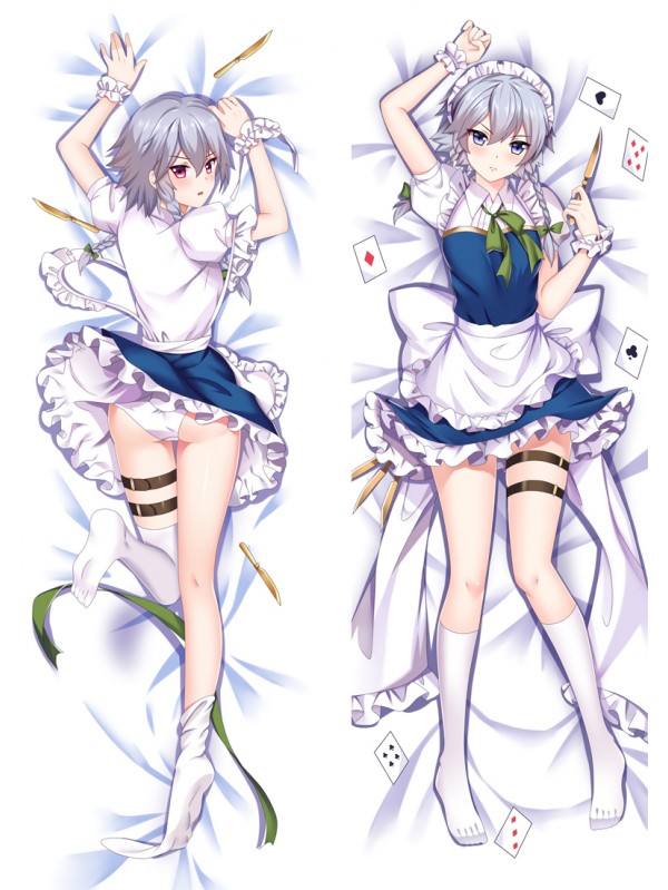 Touhou Project Izayoi Sakuya Pillow Case Anime Japanese Dakimakura Hugging Body Pillow Cover