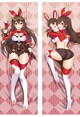 Genshin Impact Amber Anime Dakimakura Japanese Love Body Pillowcover Case