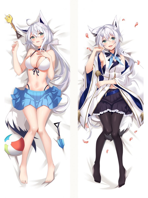 Virtual YouTuber Shirakami Fubuki Anime Dakimakura Hugging Body PillowCases