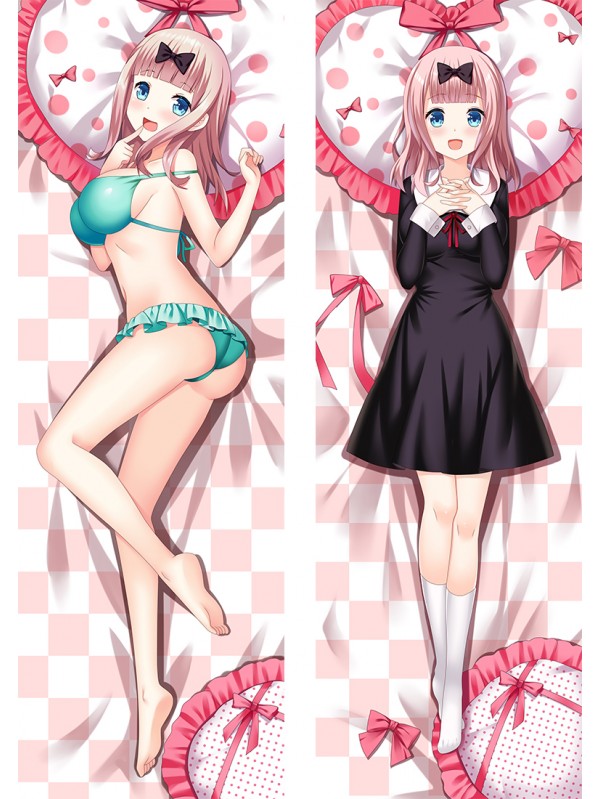 Kaguya-sama Love Is War Fujiwara Chika Anime Dakimakura Hugging Body PillowCases