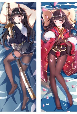 Azur Lane Noshiro Hugs Body Waifu Japanese Anime Pillow Case Cover