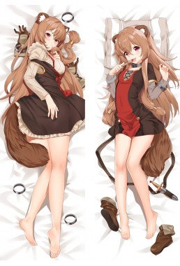 The Rising of the Shield Hero Raphtalia Anime Dakimakura Japanese Love Body Pillow Cover