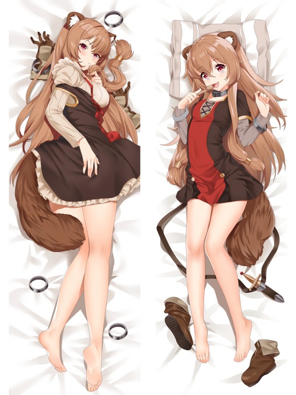 The Rising of the Shield Hero Raphtalia Anime Dakimakura Japanese Love Body Pillow Cover