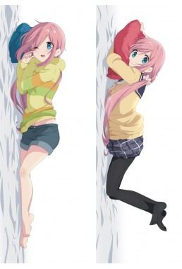 Laid-Back Camp Kagamihara Nadeshiko Dakimakura 3d pillow japanese anime pillowcase