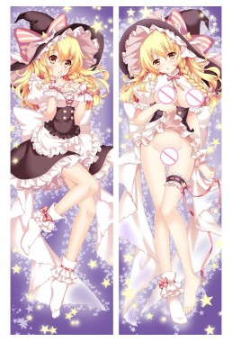TouHou Project Kirisame Marisa Anime Dakimakura Japanese Love Body Pillow Cover