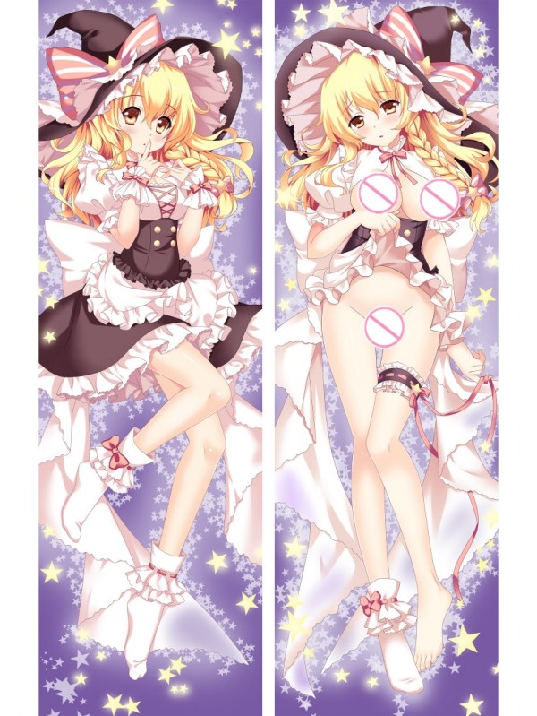 TouHou Project Kirisame Marisa Anime Dakimakura Japanese Love Body Pillow Cover