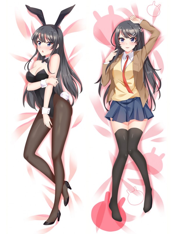 Rascal Does Not Dream of Bunny Girl Senpai Anime Dakimakura Japanese Love Body Pillow Cover