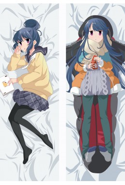 Laid-Back Camp Shima Rin Anime Dakimakura Japanese Love Body Pillow Cover