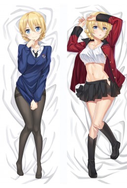 Girls und Panzer Darjeeling Anime Dakimakura Japanese Love Body Pillow Cover