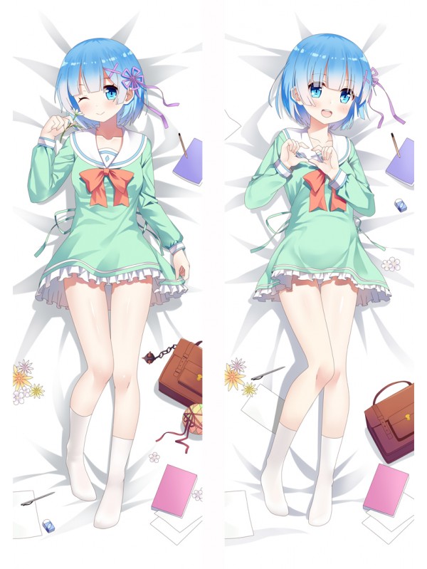 Rem ReZero Starting Life in Another World Anime Dakimakura Japanese Love Body Pillow Cover