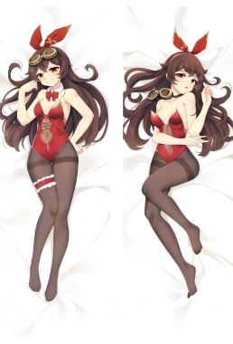 Genshin Impact Amber Pillowcover Anime Japanese Dakimakura Hugging Body Pillow Case