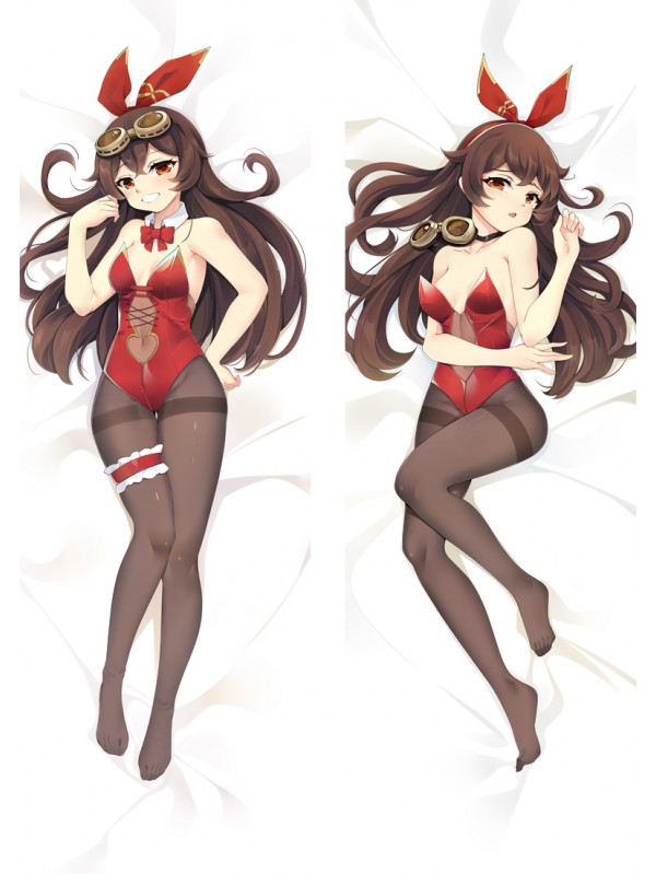 Genshin Impact Amber Pillowcover Anime Japanese Dakimakura Hugging Body Pillow Case