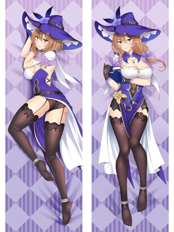 Genshin Impact Lisa Pillowcover Anime Japanese Dakimakura Hugging Body Pillow Case