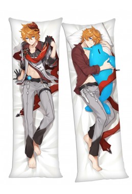 Tartaglia Genshin Impact Anime Body Pillow Case japanese love pillows for sale