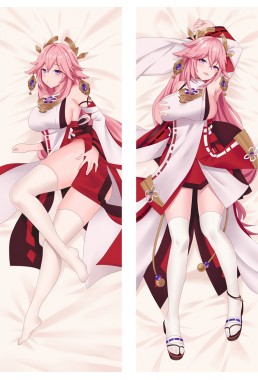 Yae Miko Genshin Impact Anime Dakimakura Japanese Hugging Body PillowCase