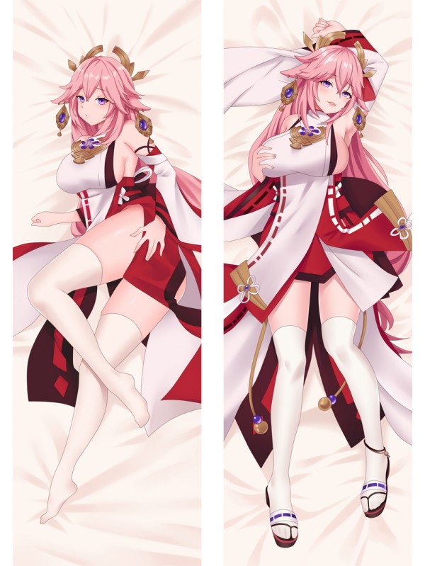 Yae Miko Genshin Impact Anime Dakimakura Japanese Hugging Body PillowCase