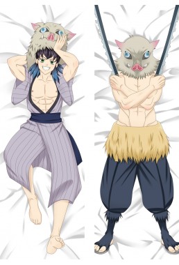 Demon Slayer Kimetsu no Yaiba Hashibira Inosuke Anime Dakimakura Pillow Japanese Hugging Body Pillowcase