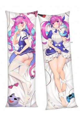 Virtual Youtuber Minato Aqua Anime Body Pillow Case japanese love pillows for sale