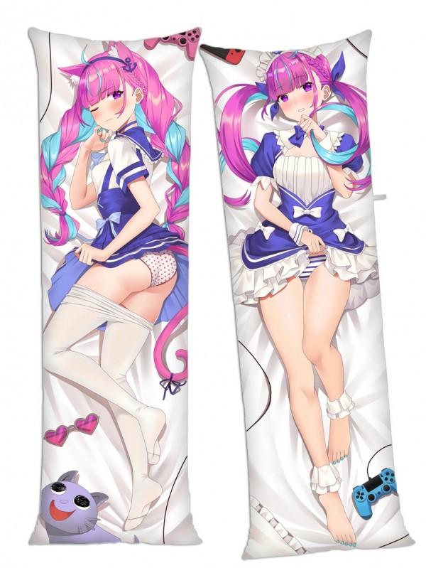 Virtual Youtuber Minato Aqua Anime Body Pillow Case japanese love pillows for sale