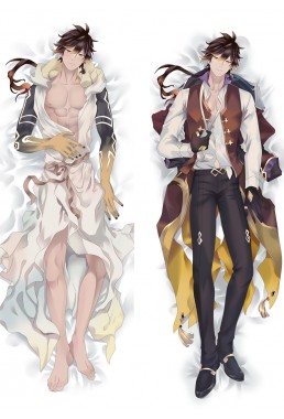 Genshin Impact Zhongli Anime Dakimakura Japanese Hugging Body PillowCase