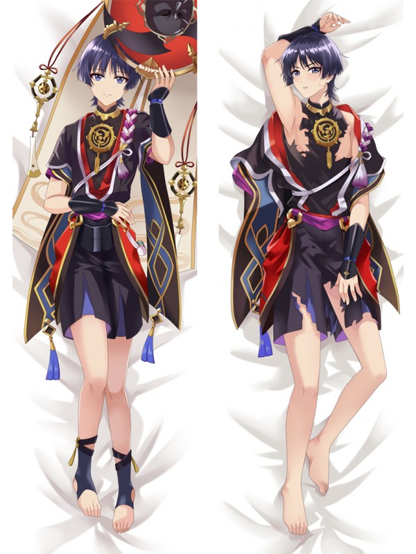 Genshin Impact Scaramouch Anime Dakimakura Japanese Hugging Body PillowCase