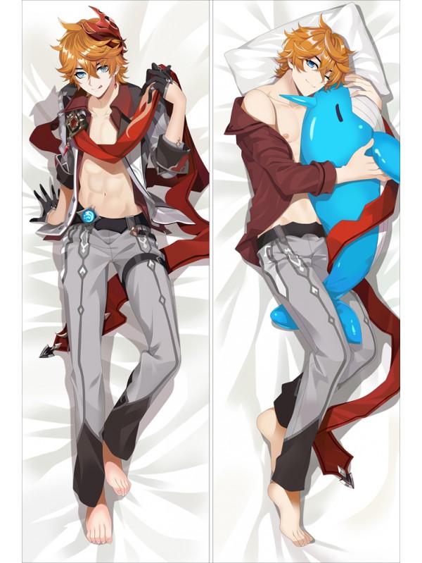 Genshin Impact Tartaglia Anime Dakimakura Japanese Hugging Body PillowCase