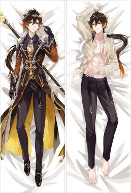 Genshin Impact ZhongLi Anime Dakimakura Japanese Hugging Body PillowCase