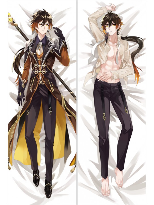 Genshin Impact ZhongLi Anime Dakimakura Japanese Hugging Body PillowCase