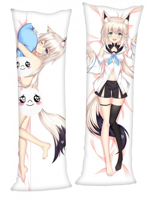 Virtual YouTuber Shirakami Fubuki Full body waifu japanese anime pillowcases