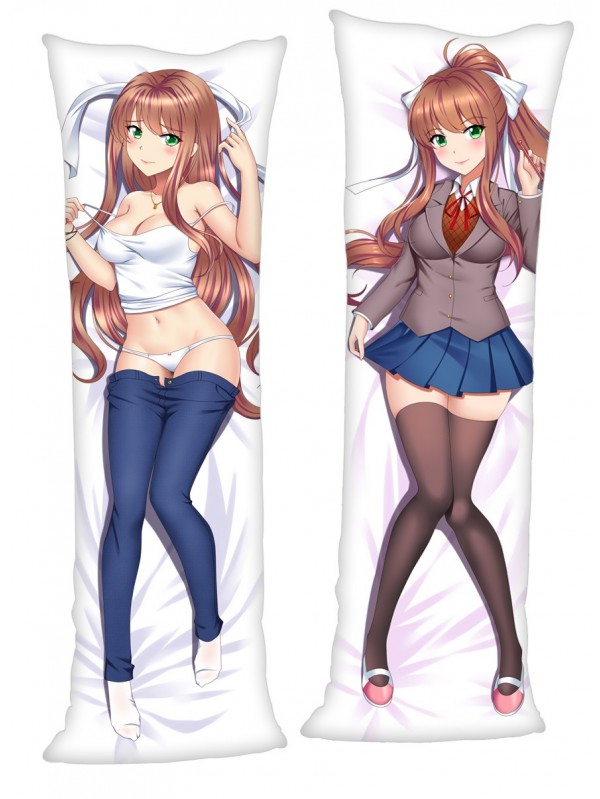 Doki Doki Literature Club! Monika Full body waifu japanese anime pillowcases