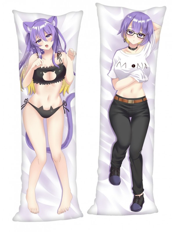 Virtual Youtuber Nekomata Okayu Full body waifu japanese anime pillowcases