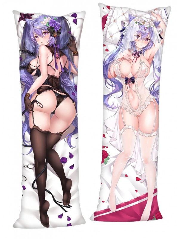 Keqing Genshin Impact Full body waifu japanese anime pillowcases