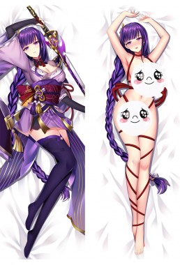 Genshin Impact Raiden Shogun Baal Anime Body Pillow Case japanese love pillows