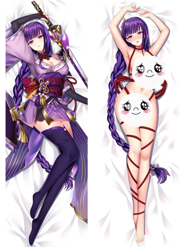 Genshin Impact Raiden Shogun Baal Anime Body Pillow Case japanese love pillows