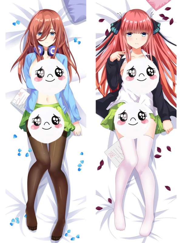 The Quintessential Quintuplets Miku Nakano Nakano Nino Full body waifu japanese anime pillowcases