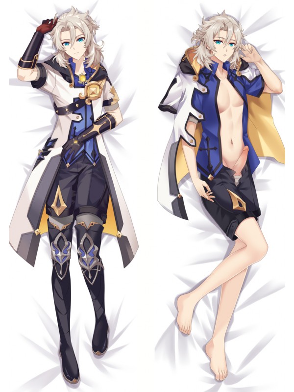 Albedo Genshin Impact Full body waifu japanese anime pillowcases