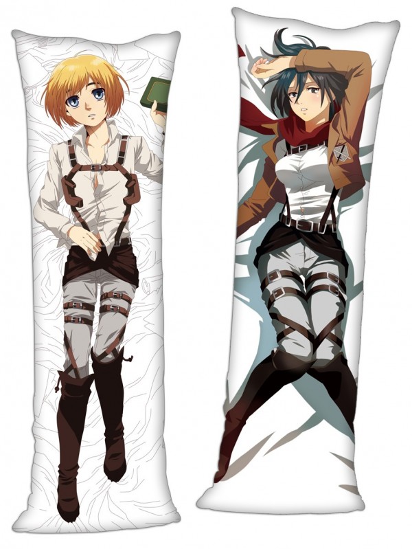 Attack on Titan Armin Arlert & Mikasa Ackerman Anime Dakimakura Japanese Hugging Body PillowCases