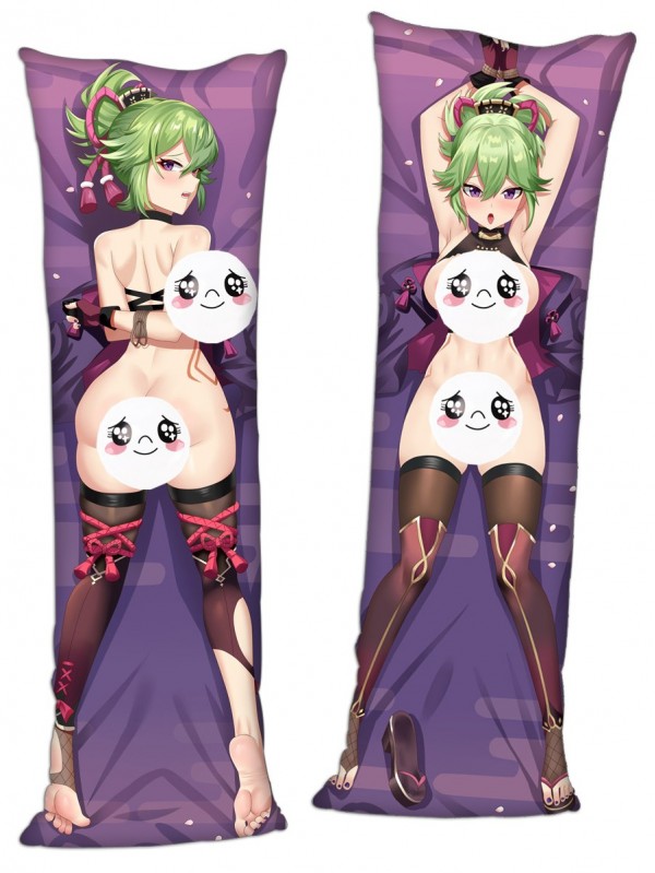 Genshin Impact Kuki Shinobu Anime Dakimakura Japanese Hugging Body PillowCases